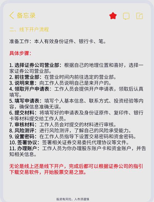 个人股票账户线上开户流程_怎么炒股开户_线下开户步骤