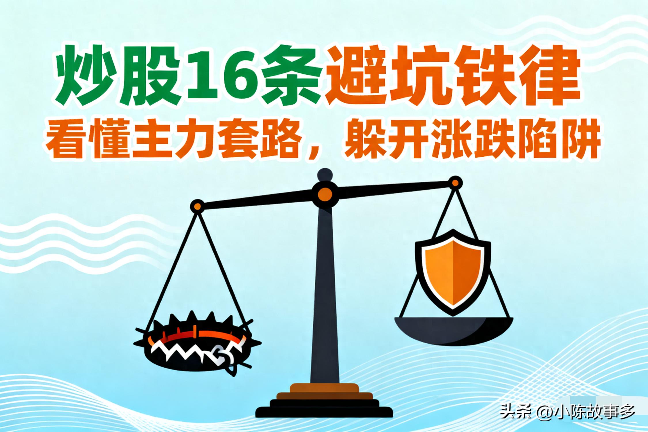 炒股避坑铁律大公开！看懂主力套路，少走弯路稳健炒股